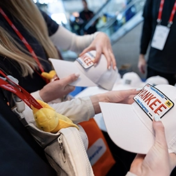 guests choosing their patch placement